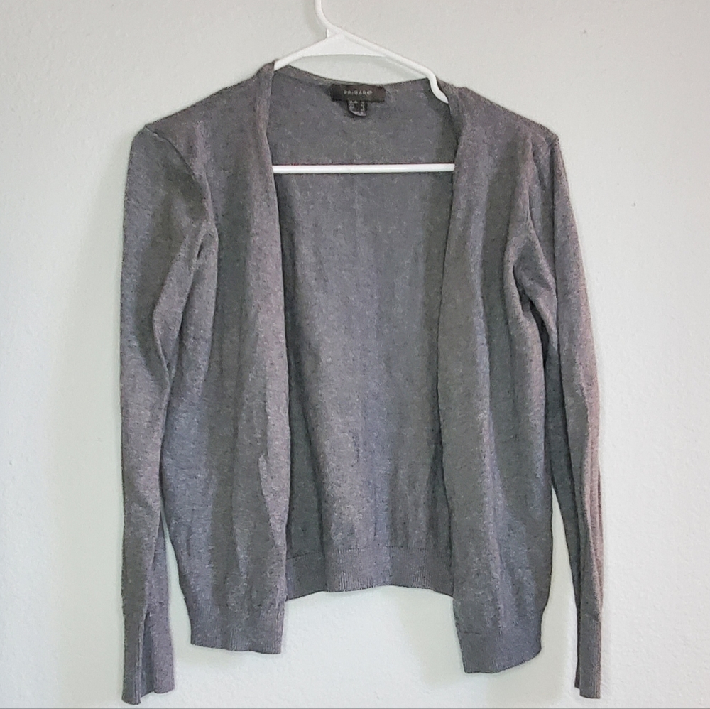 Grey button down cardigan